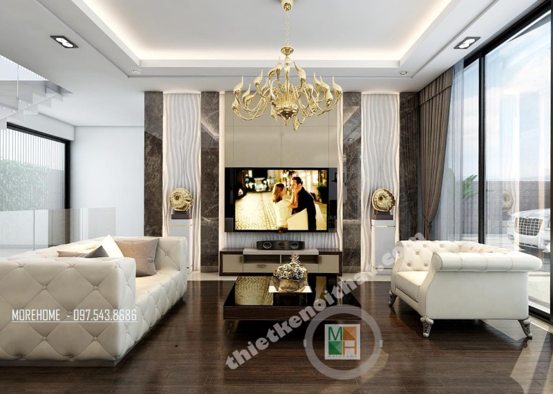 Thiết kế nội thất chung cư hiện đại tại Hà Nội